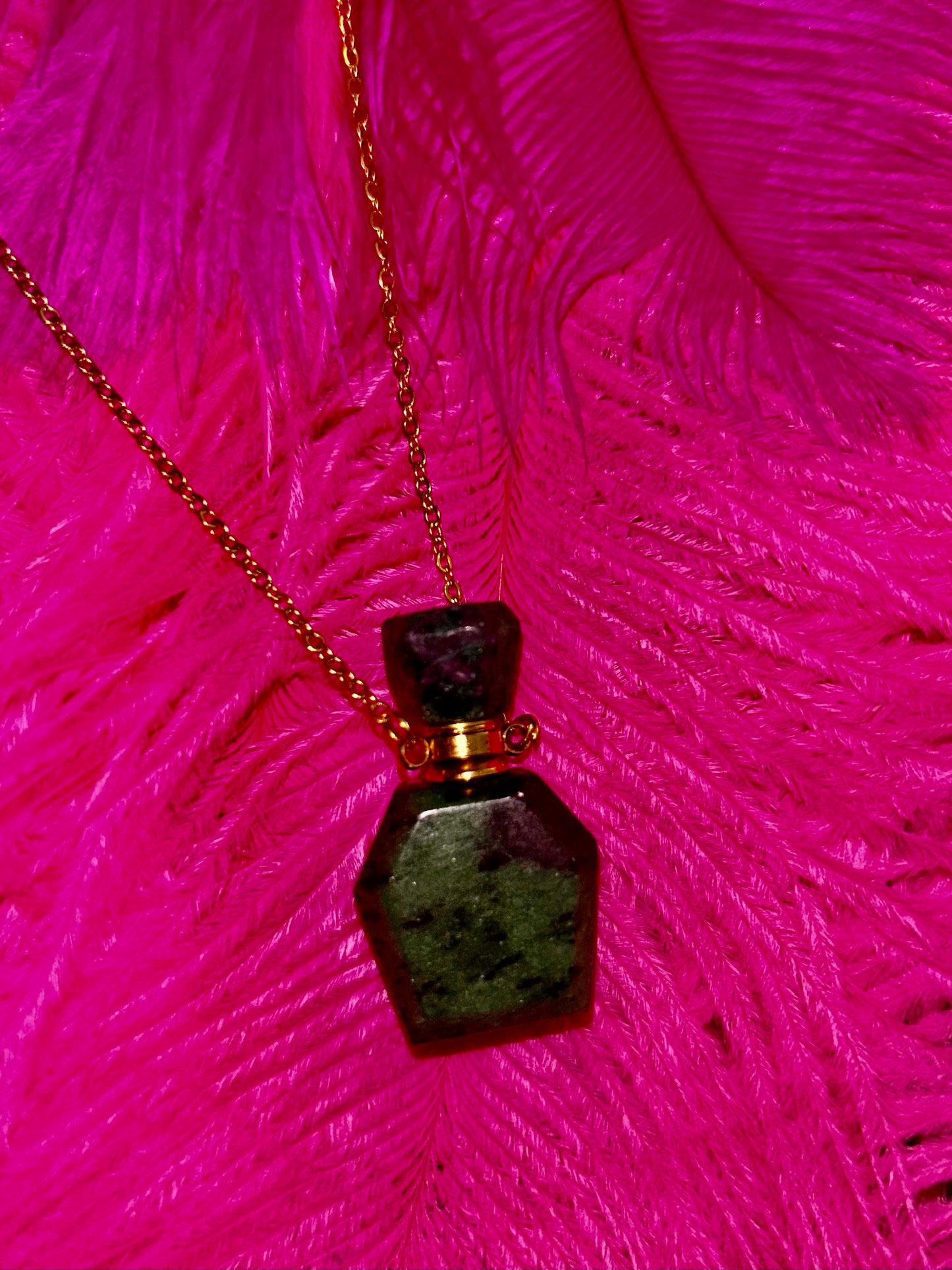 Perfume Bottle Necklace
