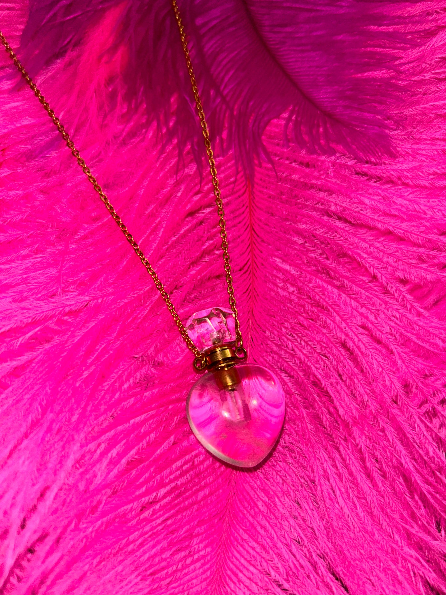 Perfume Bottle Necklace