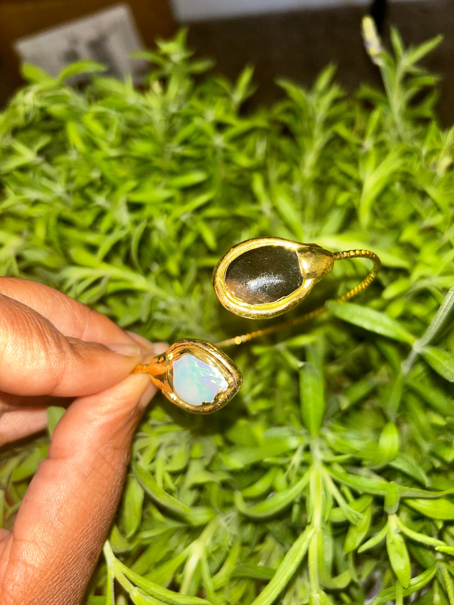Gold Crystal Bangle