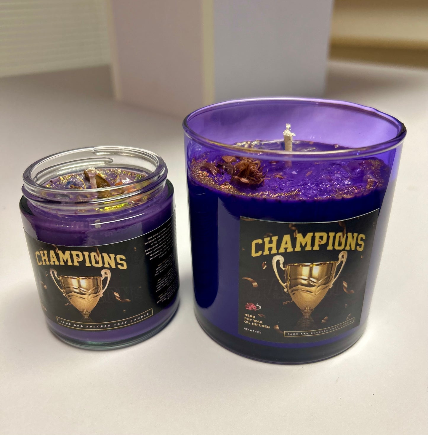"Champions" The Crown of Success Trap Candle