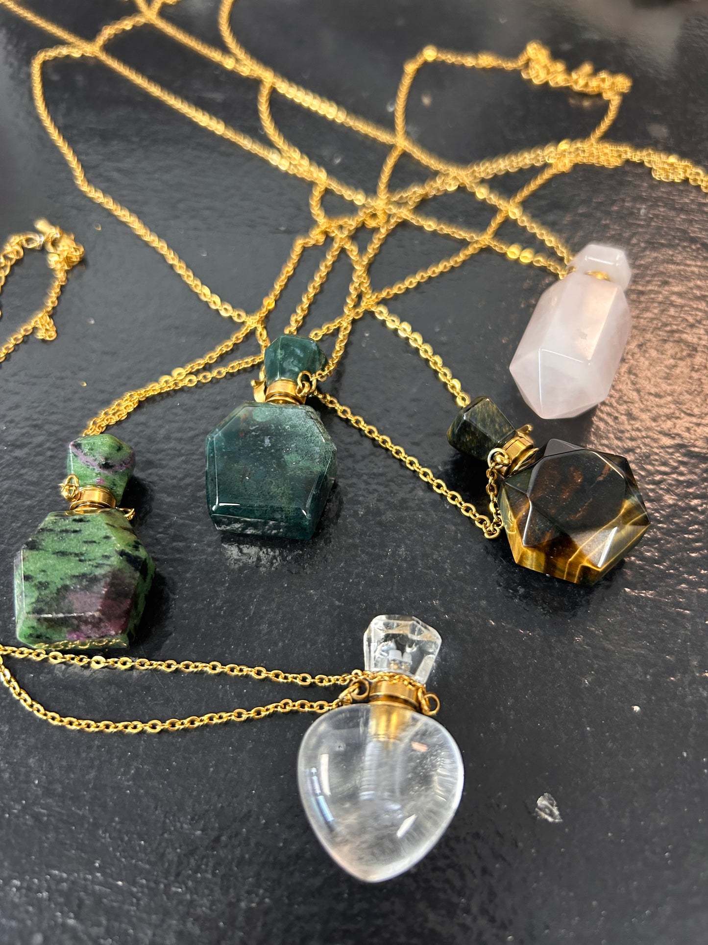 Perfume Bottle Necklace