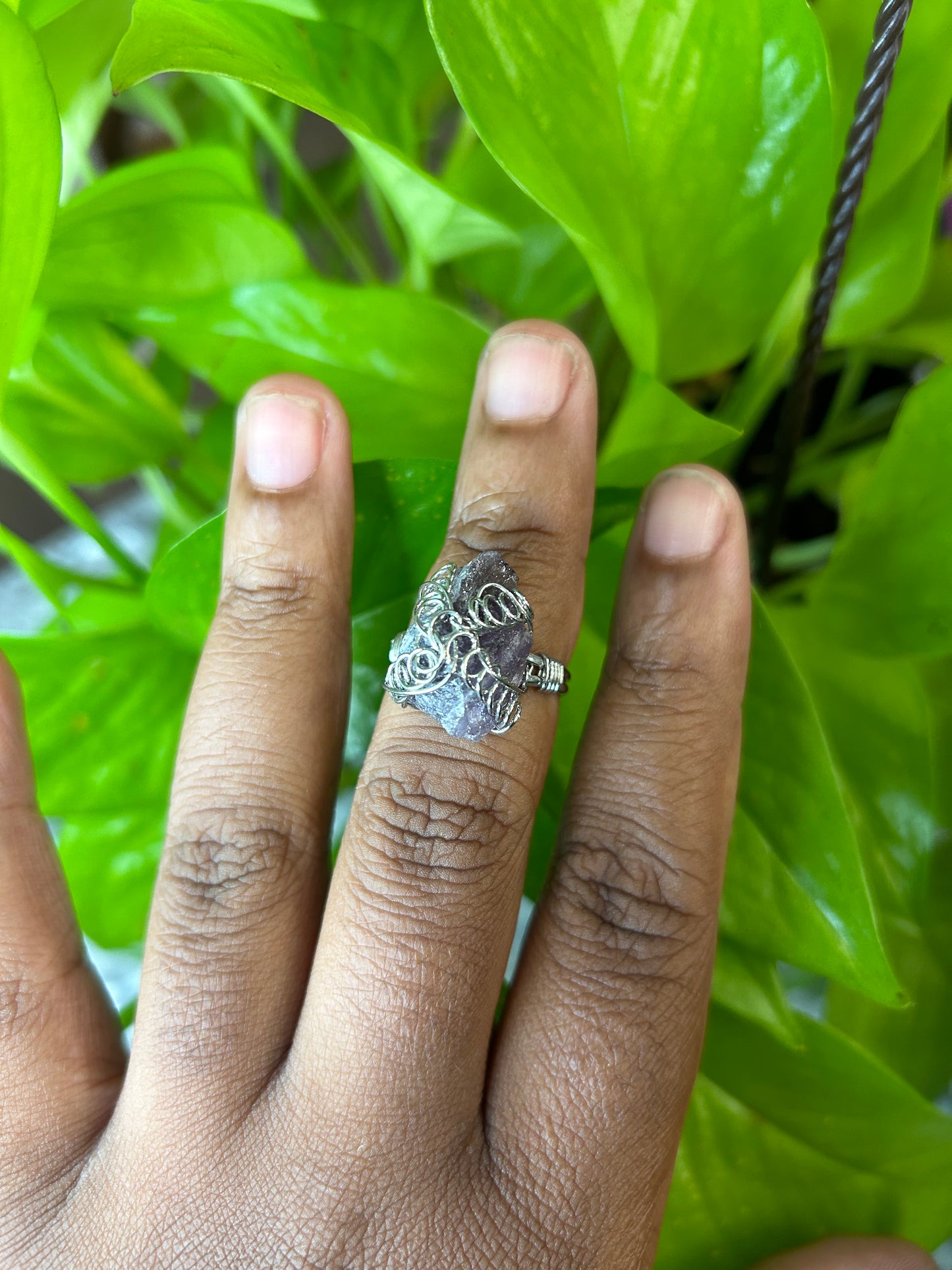 Raw Crystal Ring