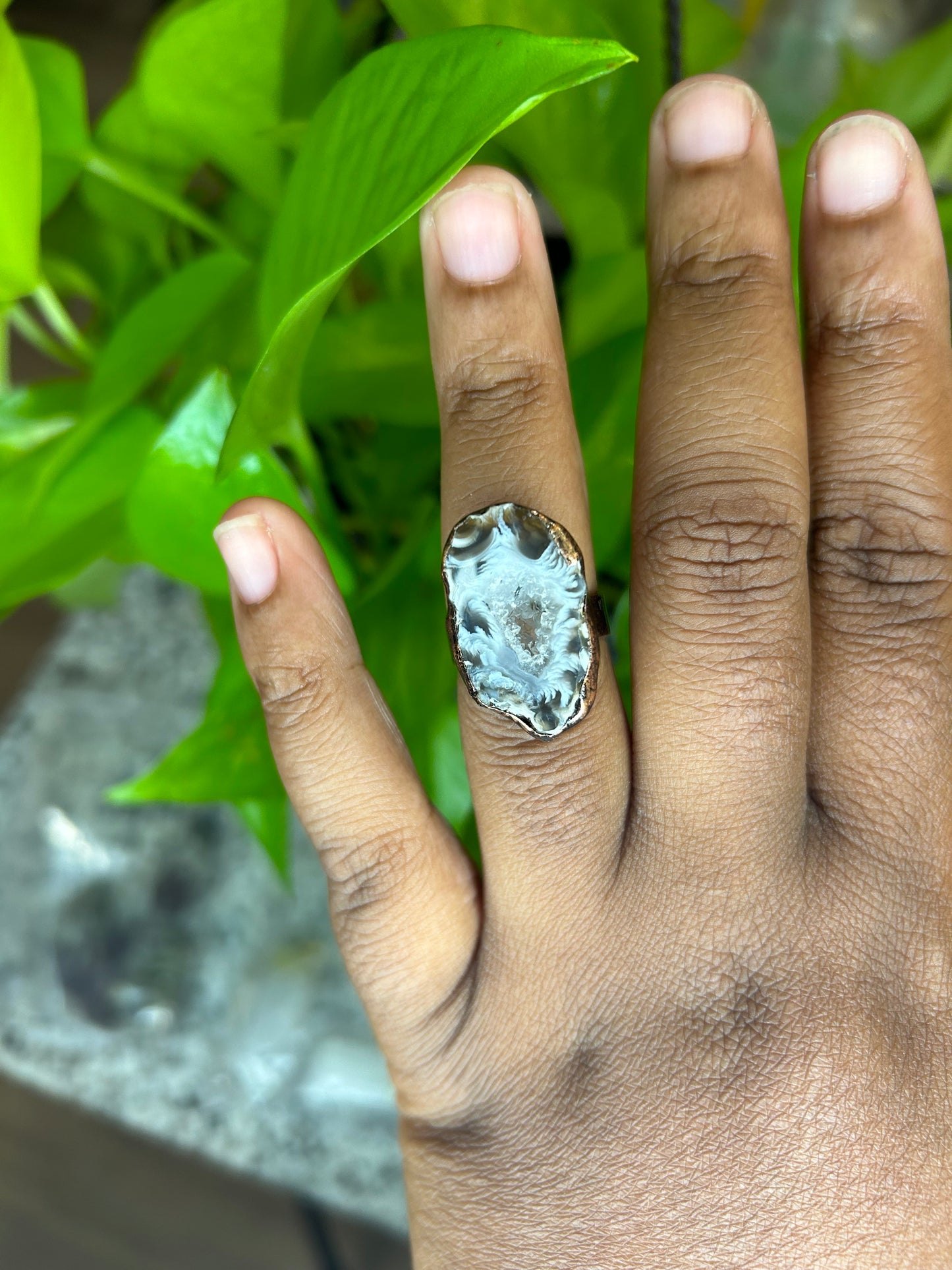 Raw Crystal Ring