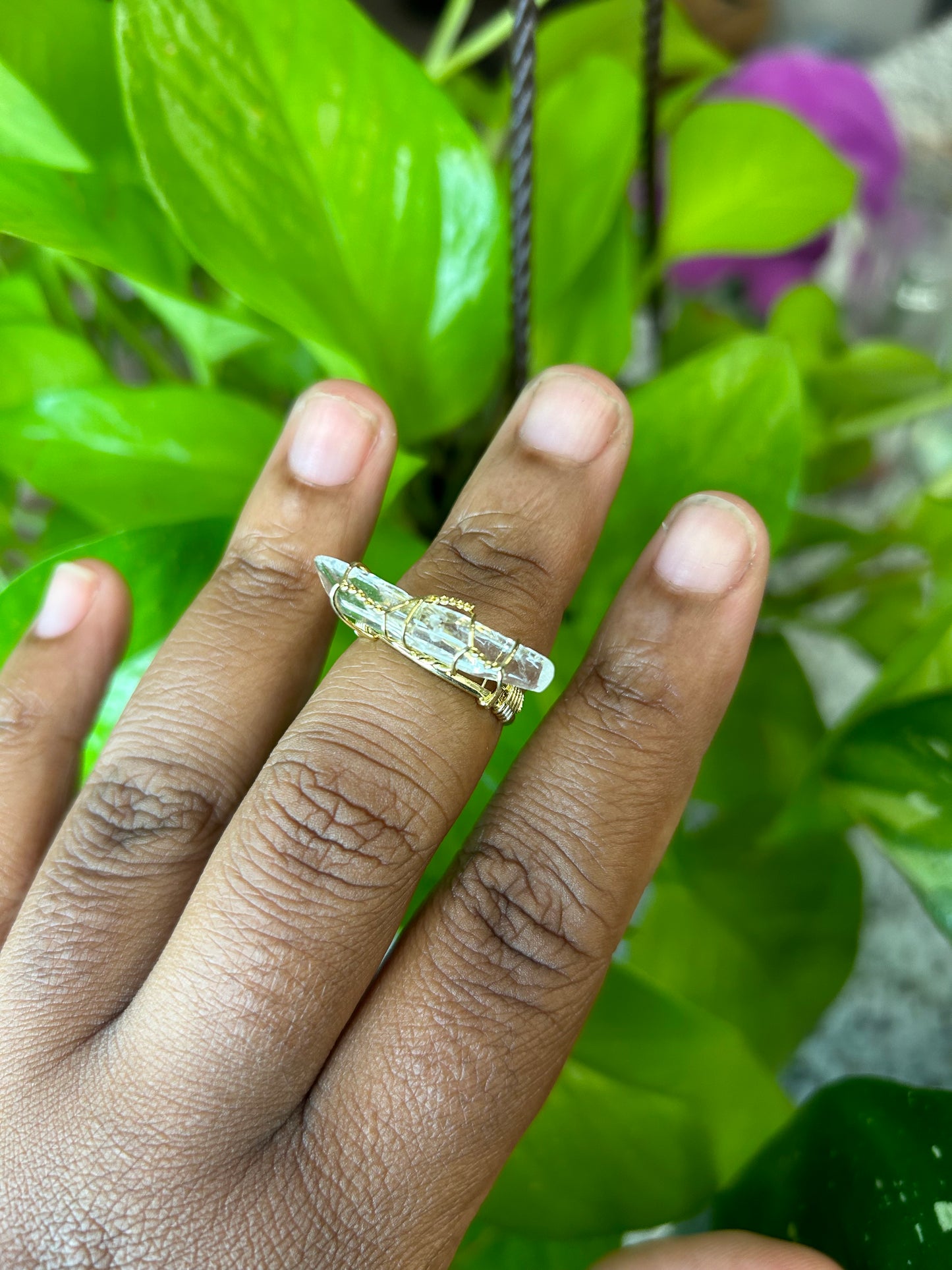 Raw Crystal Ring