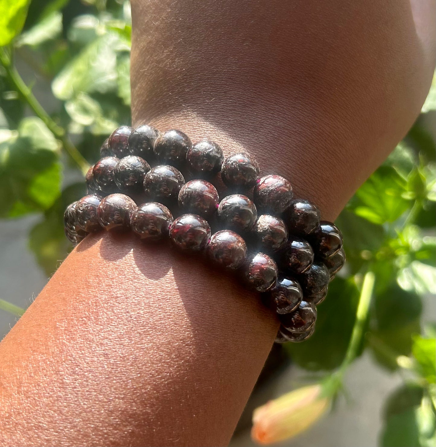 Garnet Crystal Bracelet
