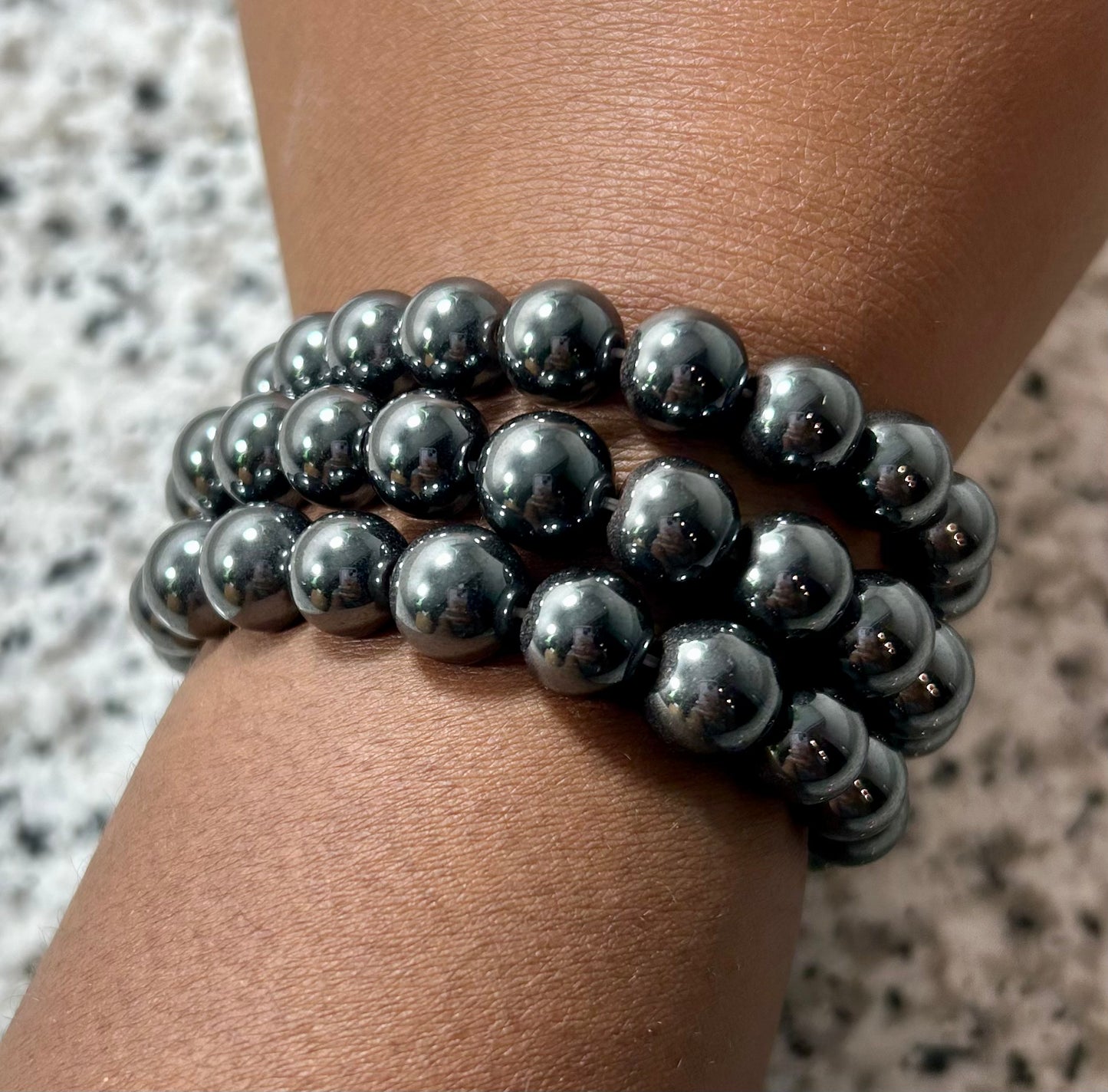 Hematite crystal bracelet