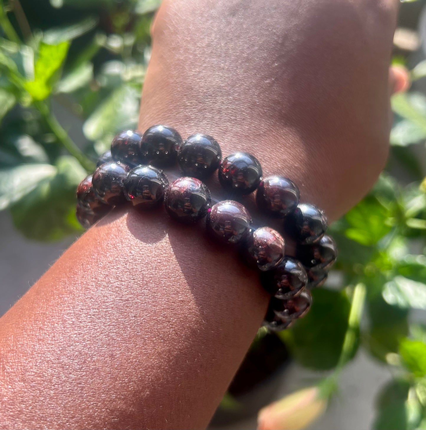 Garnet Crystal Bracelet