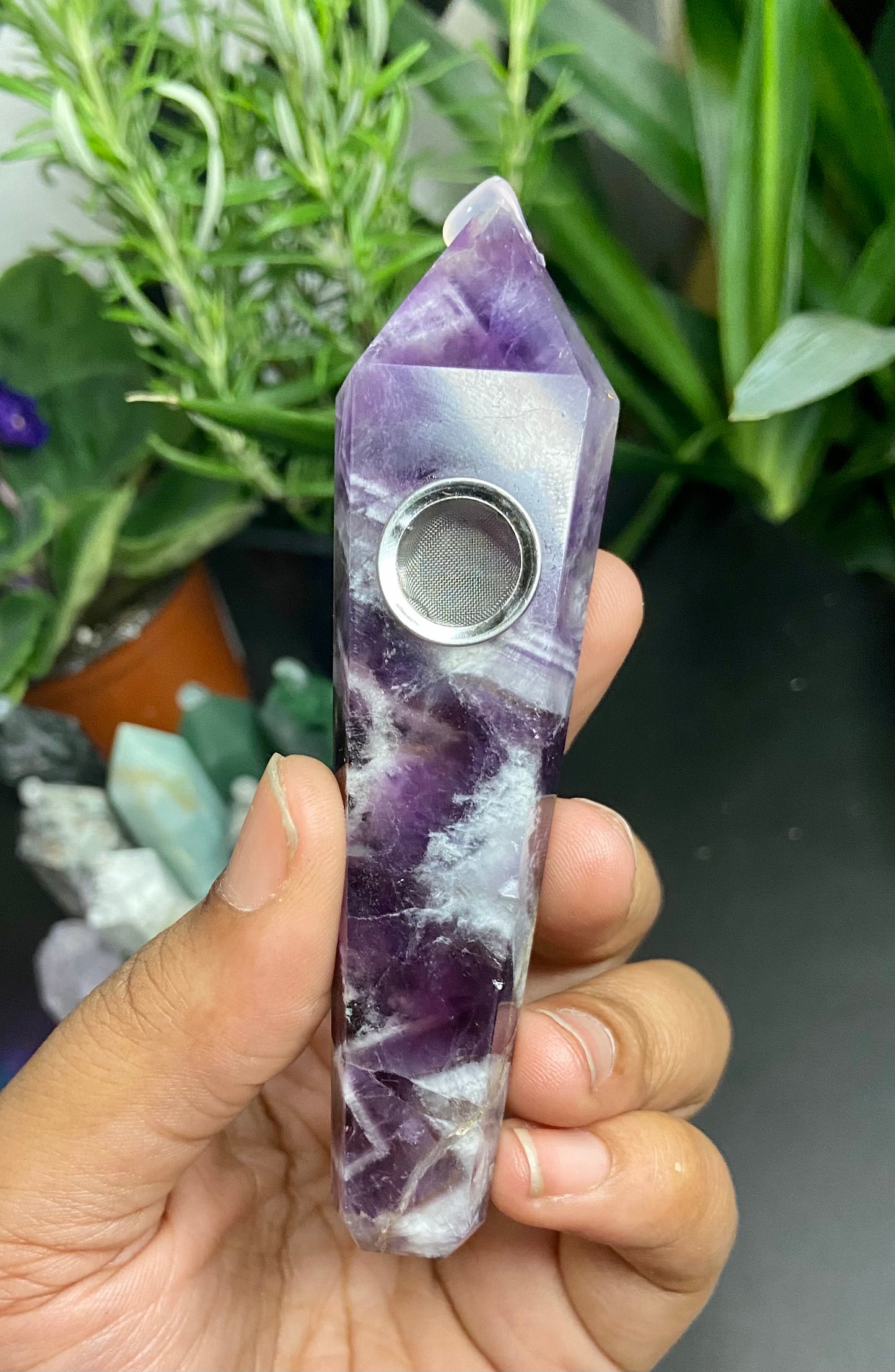 Crystal point pipe