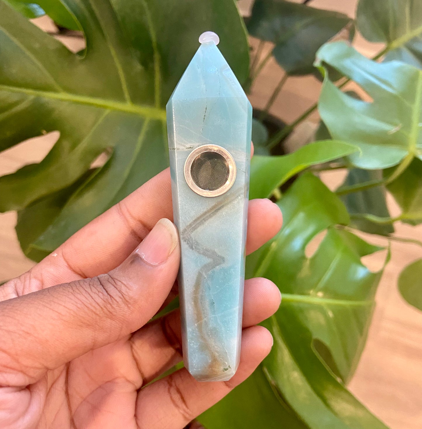 Crystal point pipe