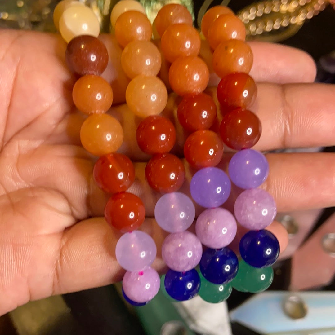 Chakra crystal bracelet