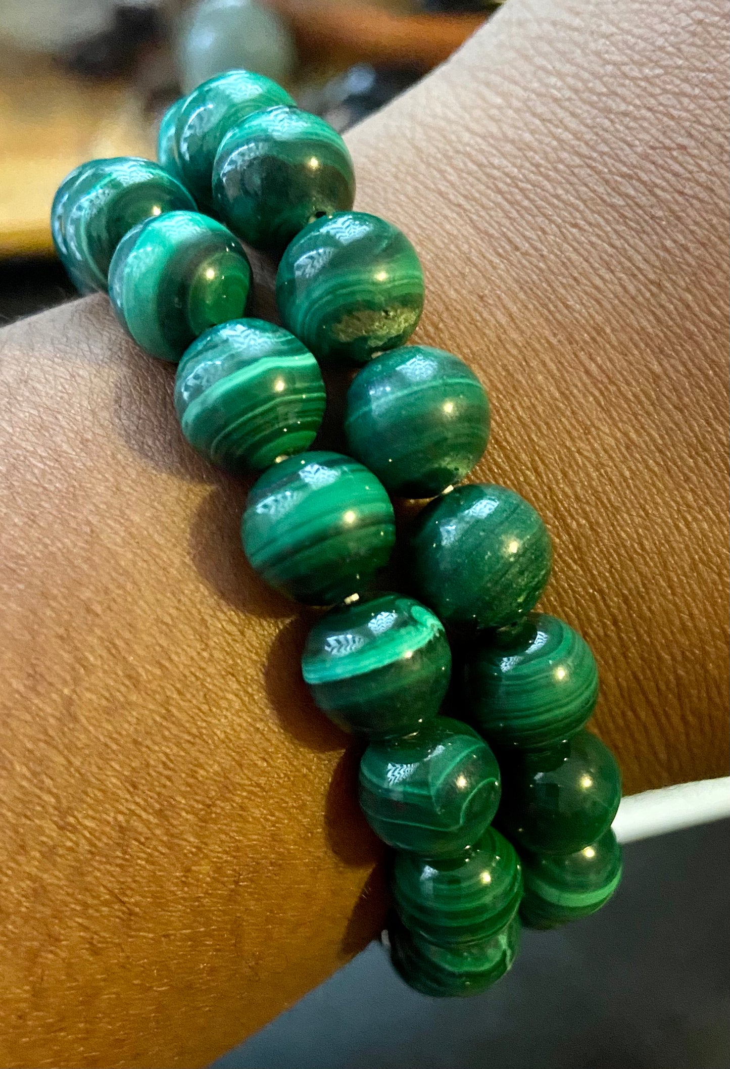Malachite bracelet
