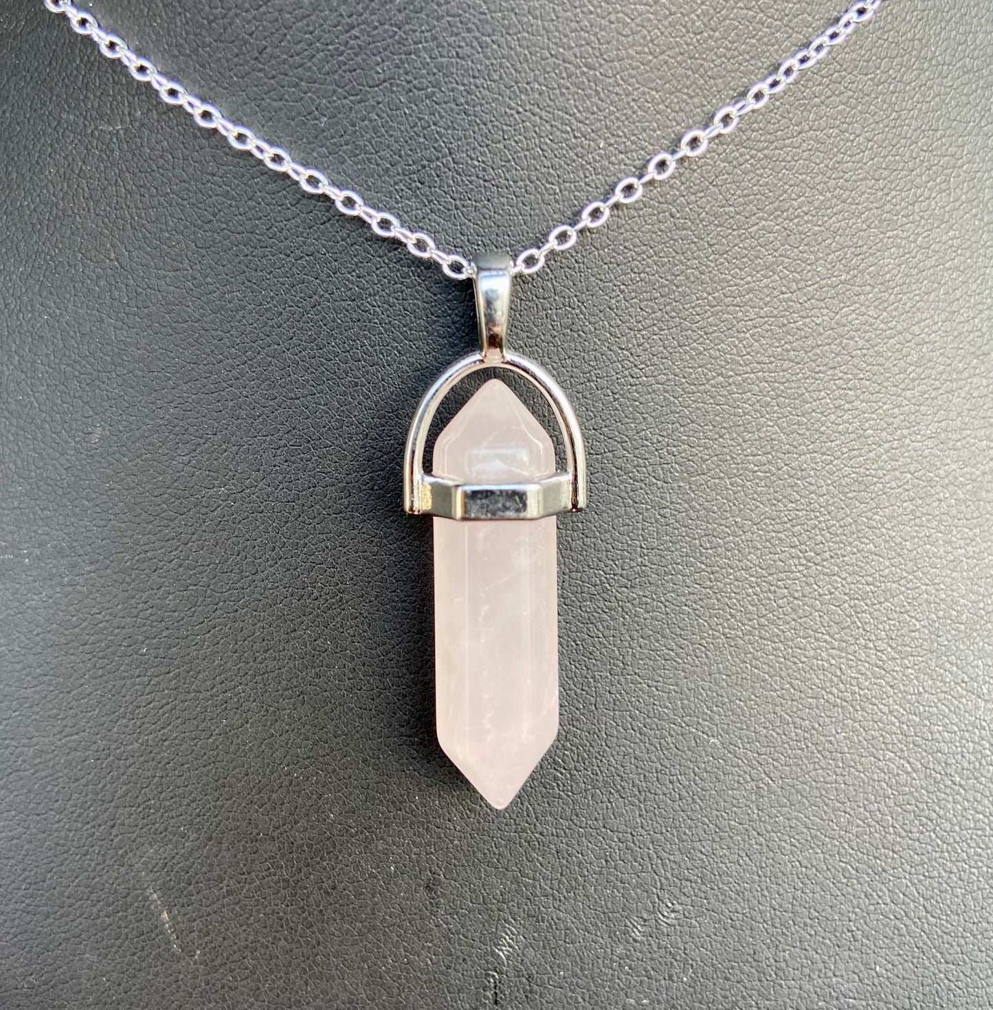 Crystal point necklace