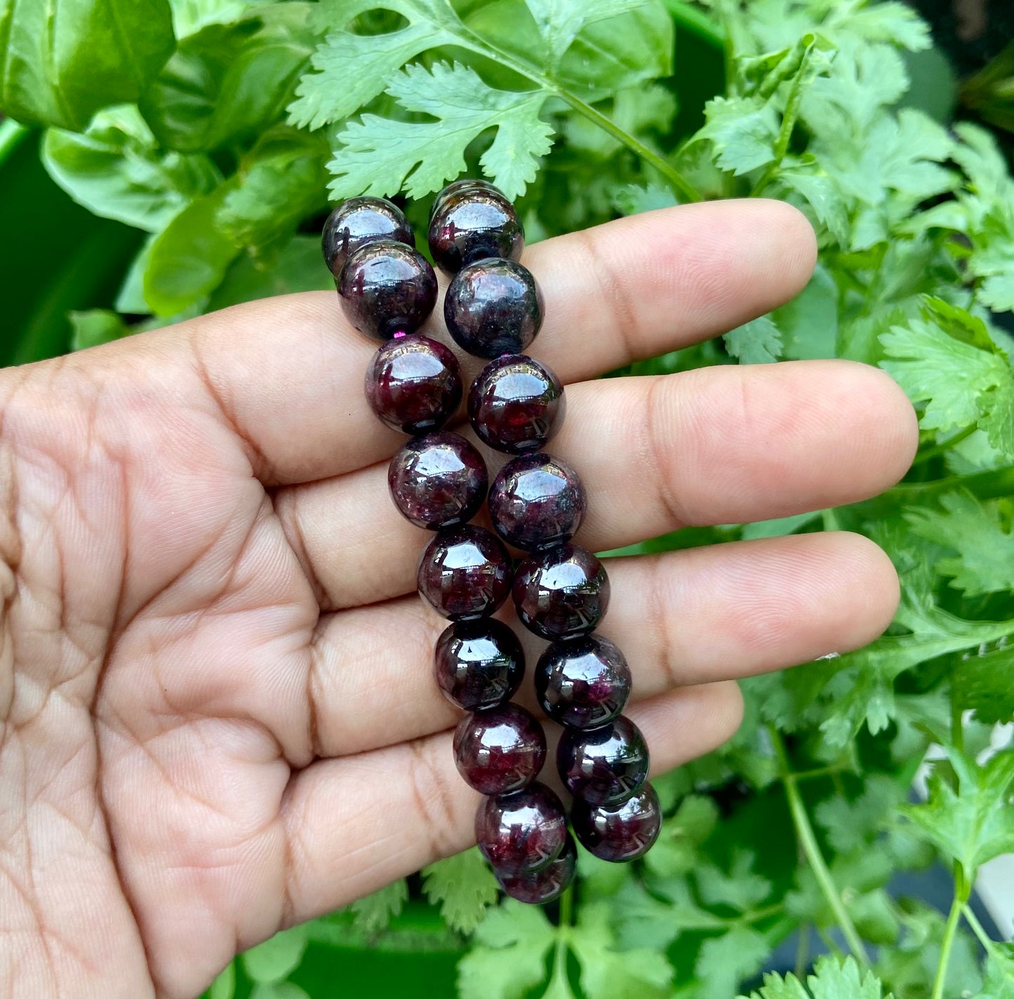 Garnet Crystal Bracelet