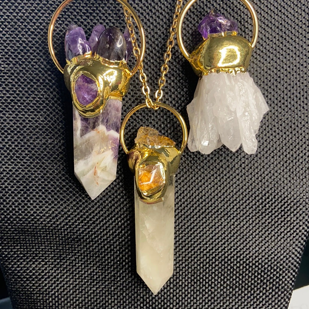 Large Custom Crystal Necklaces