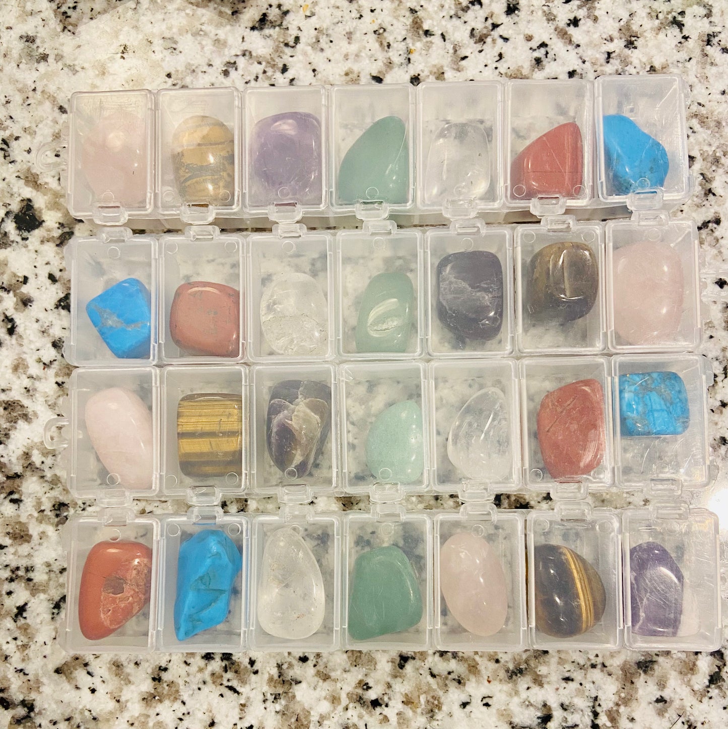 7 Chakra Crystal Balancing set