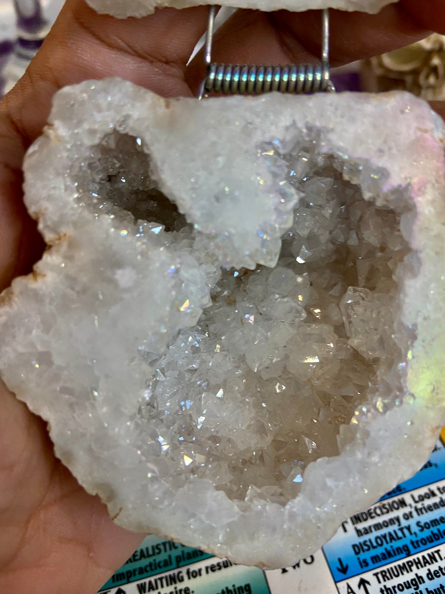Crystal Geode ring box