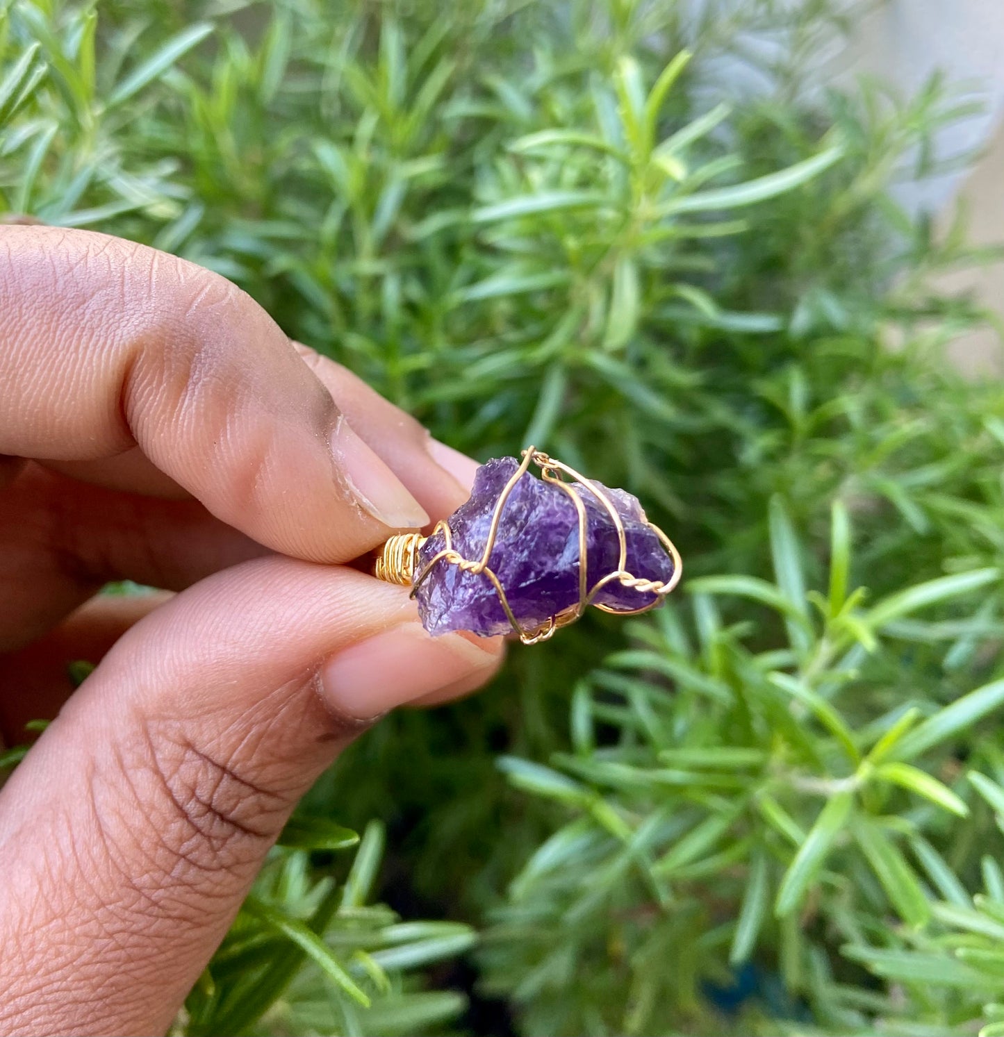 Raw Crystal Ring