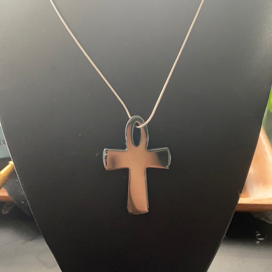 Hematite Ankh Necklace