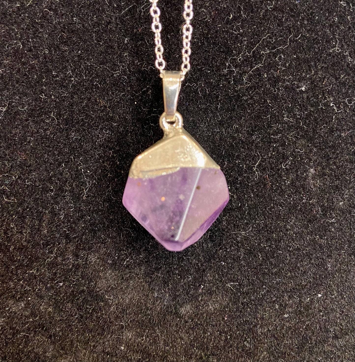 Tumbled stone necklace