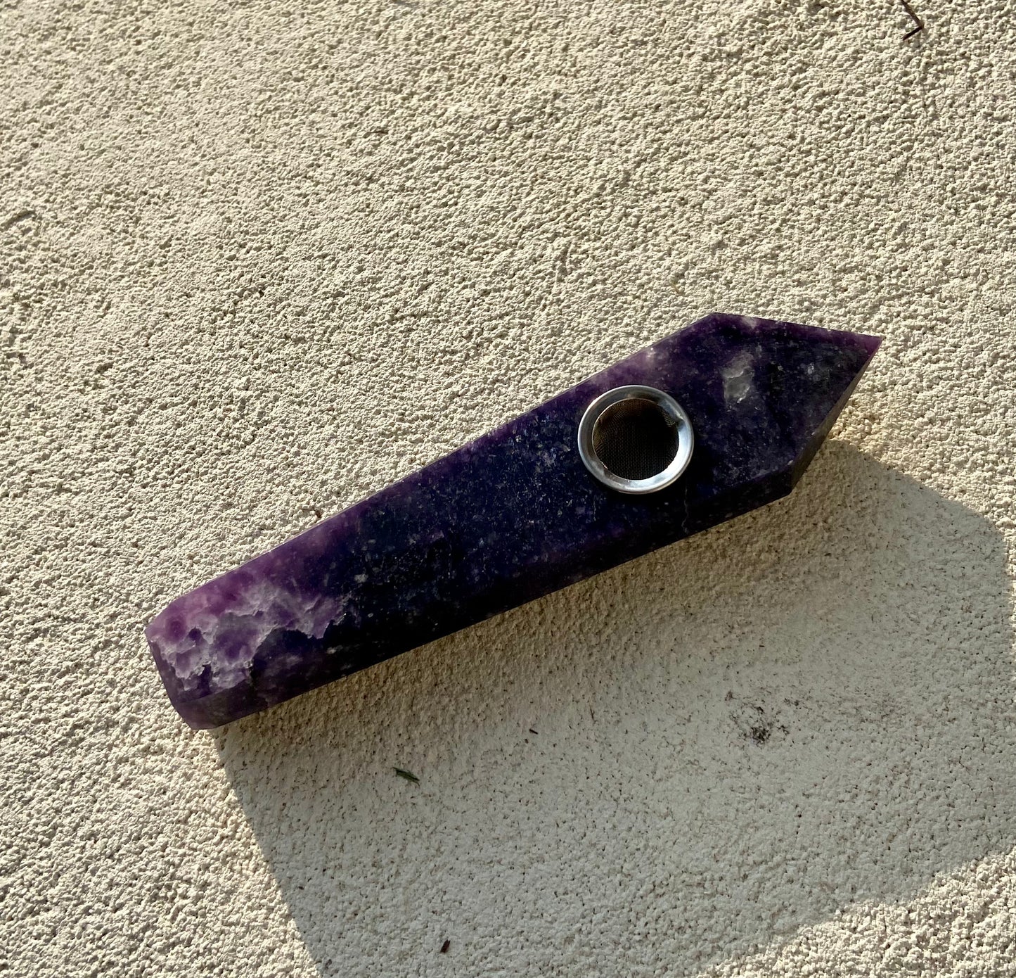Crystal point pipe