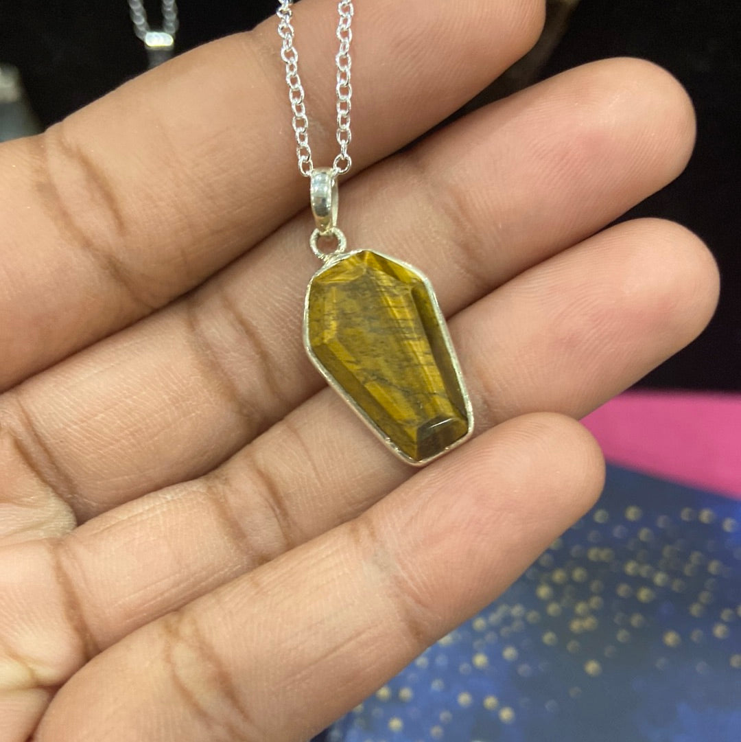 Crystal Coffin Necklace