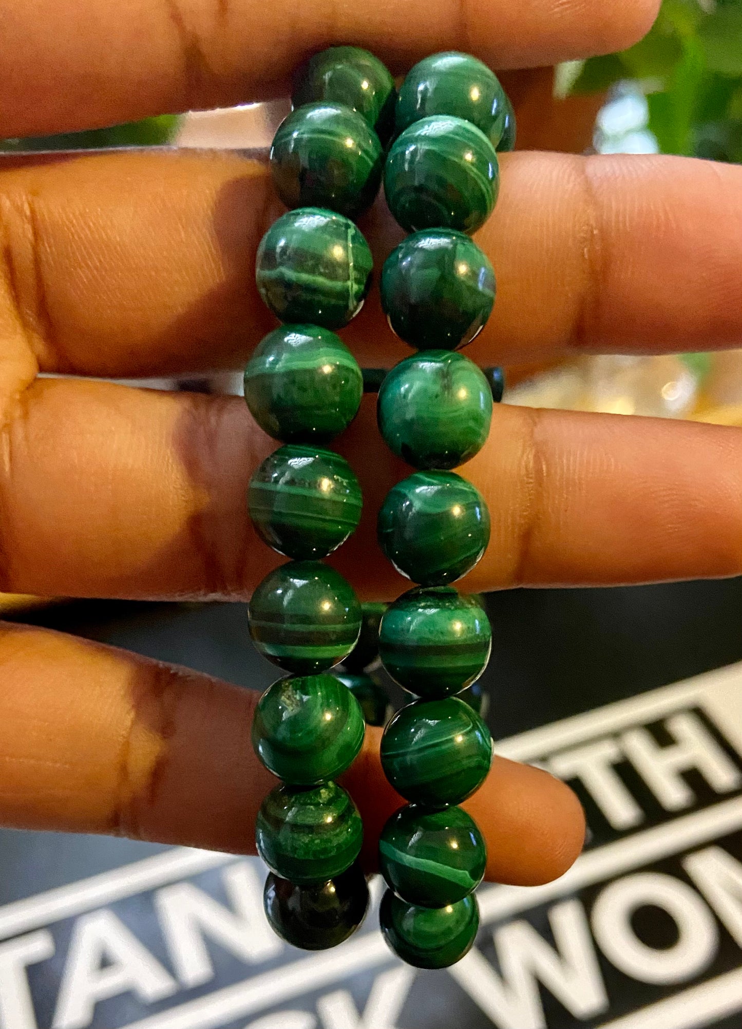 Malachite bracelet
