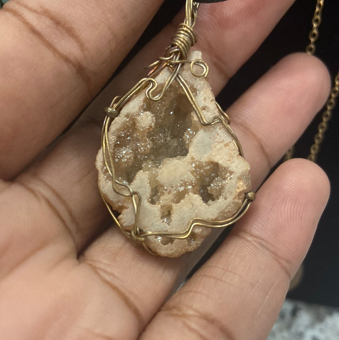Druzy Agate Necklace