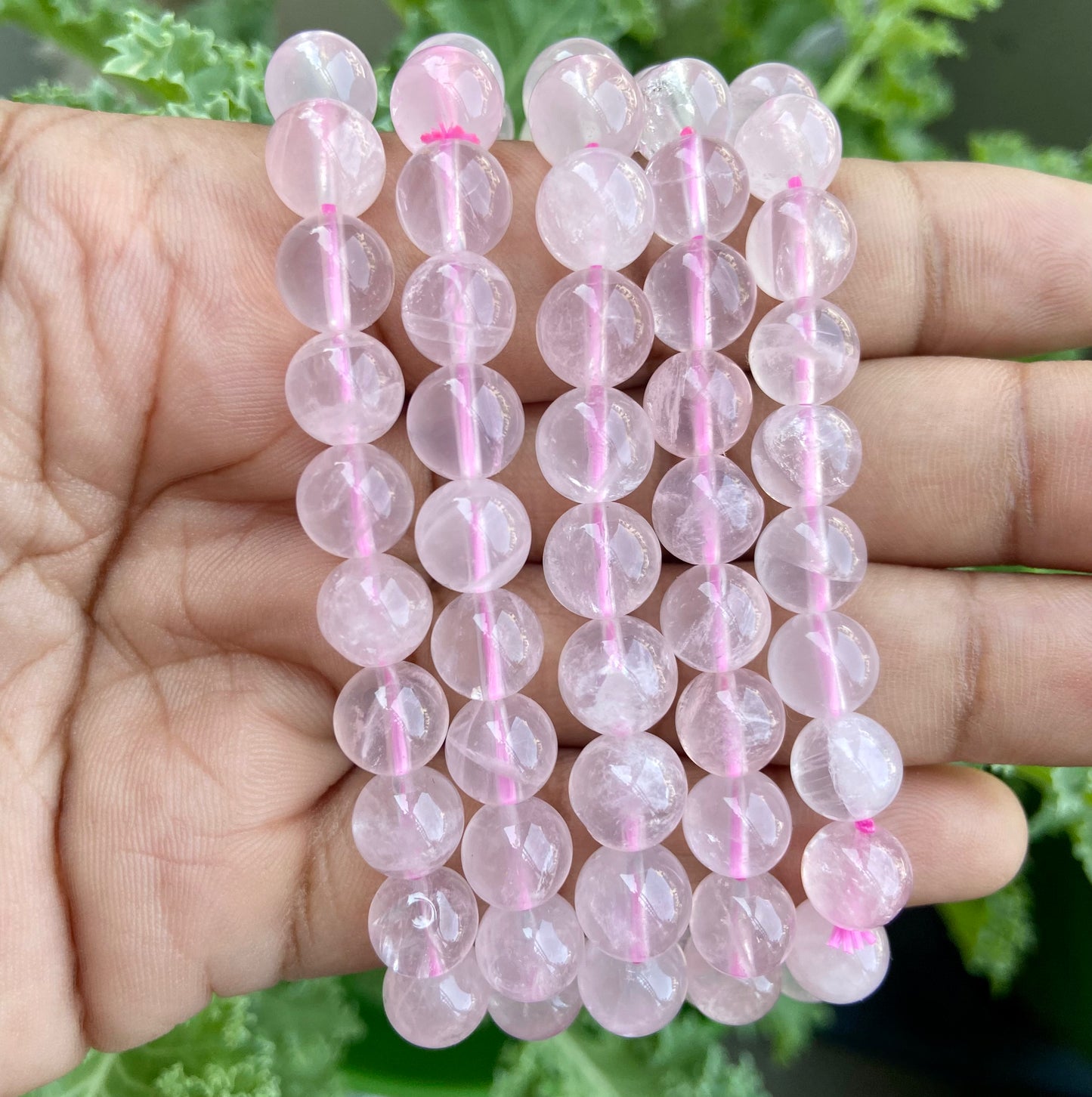 Rose Quartz Crystal Bracelet