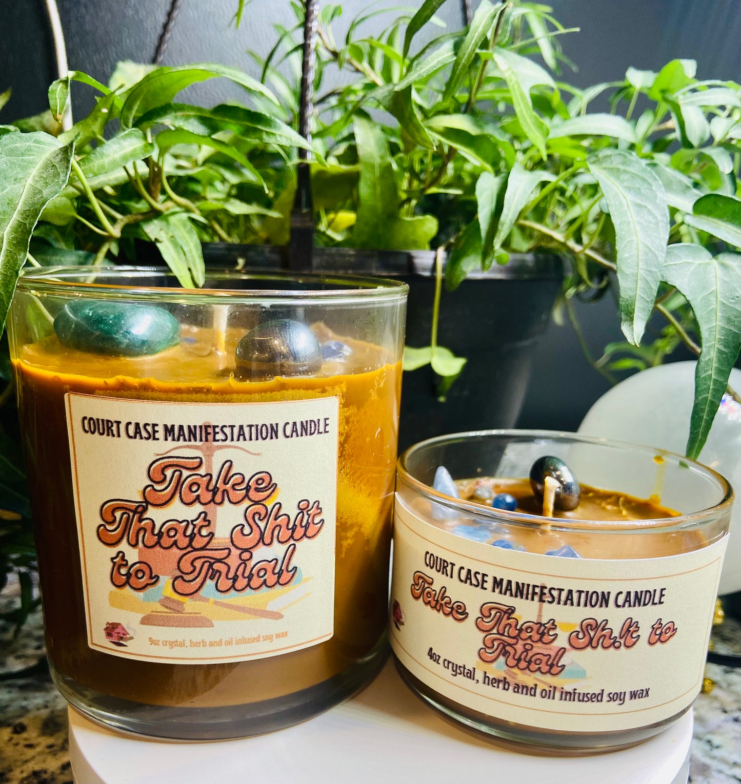 The “Take that Sh!t to Trial” Court Case Manifestation Candle