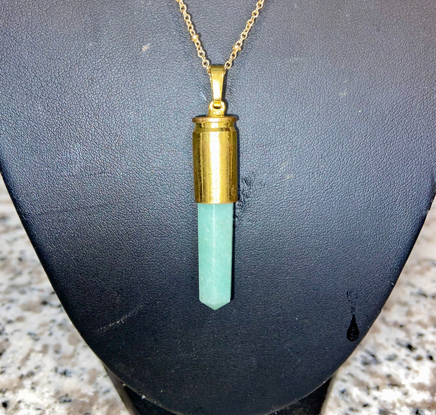 Crystal point necklace