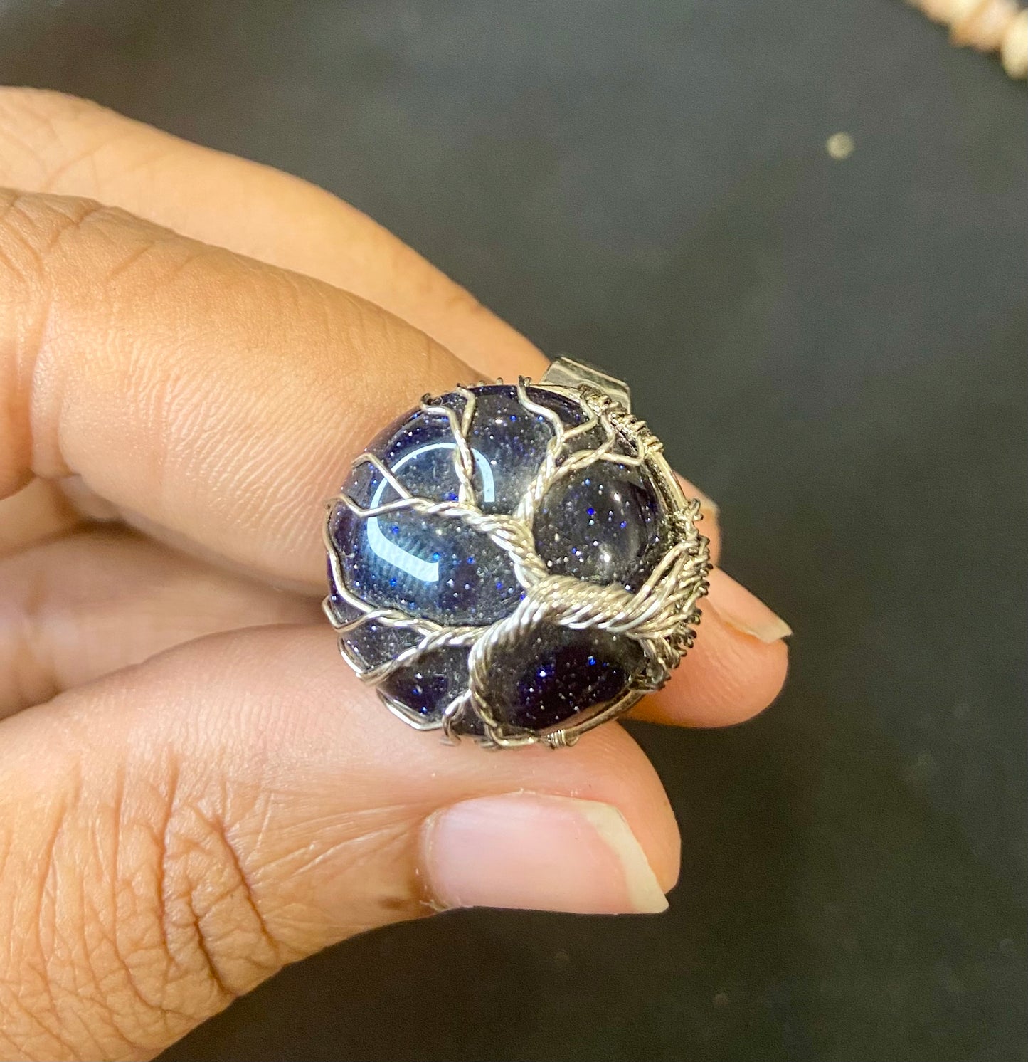 Tree of Life Crystal Ring