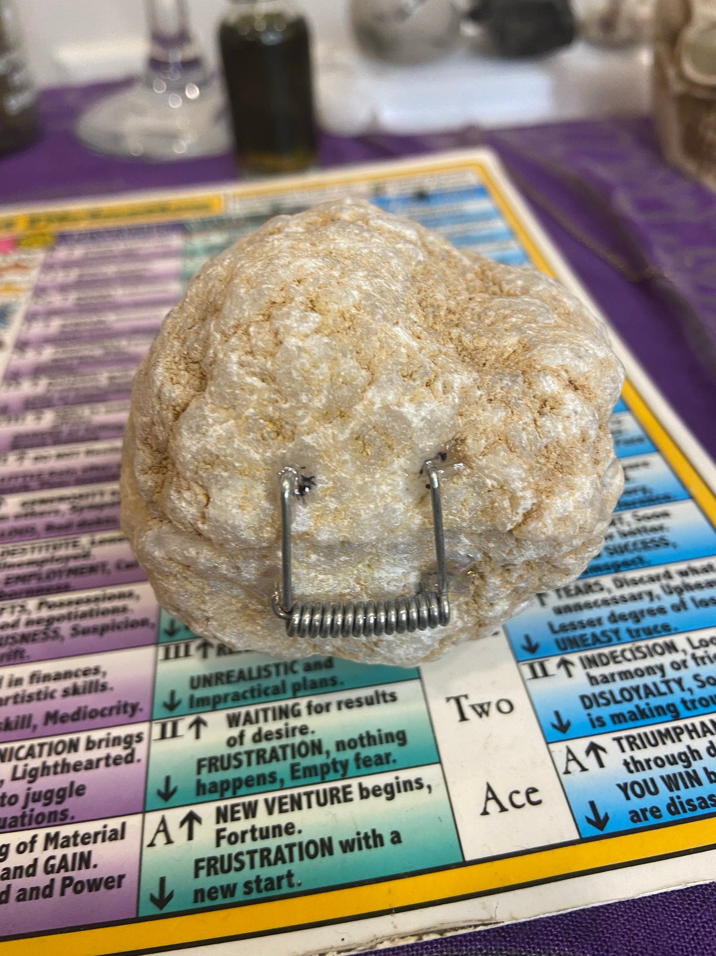 Crystal Geode ring box