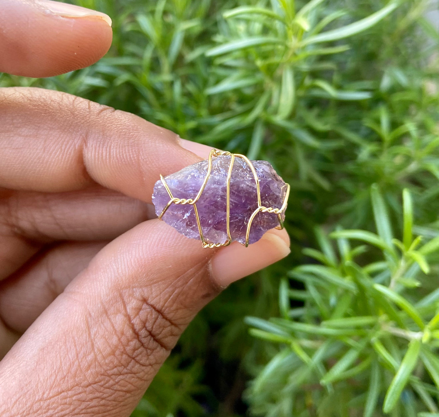 Raw Crystal Ring