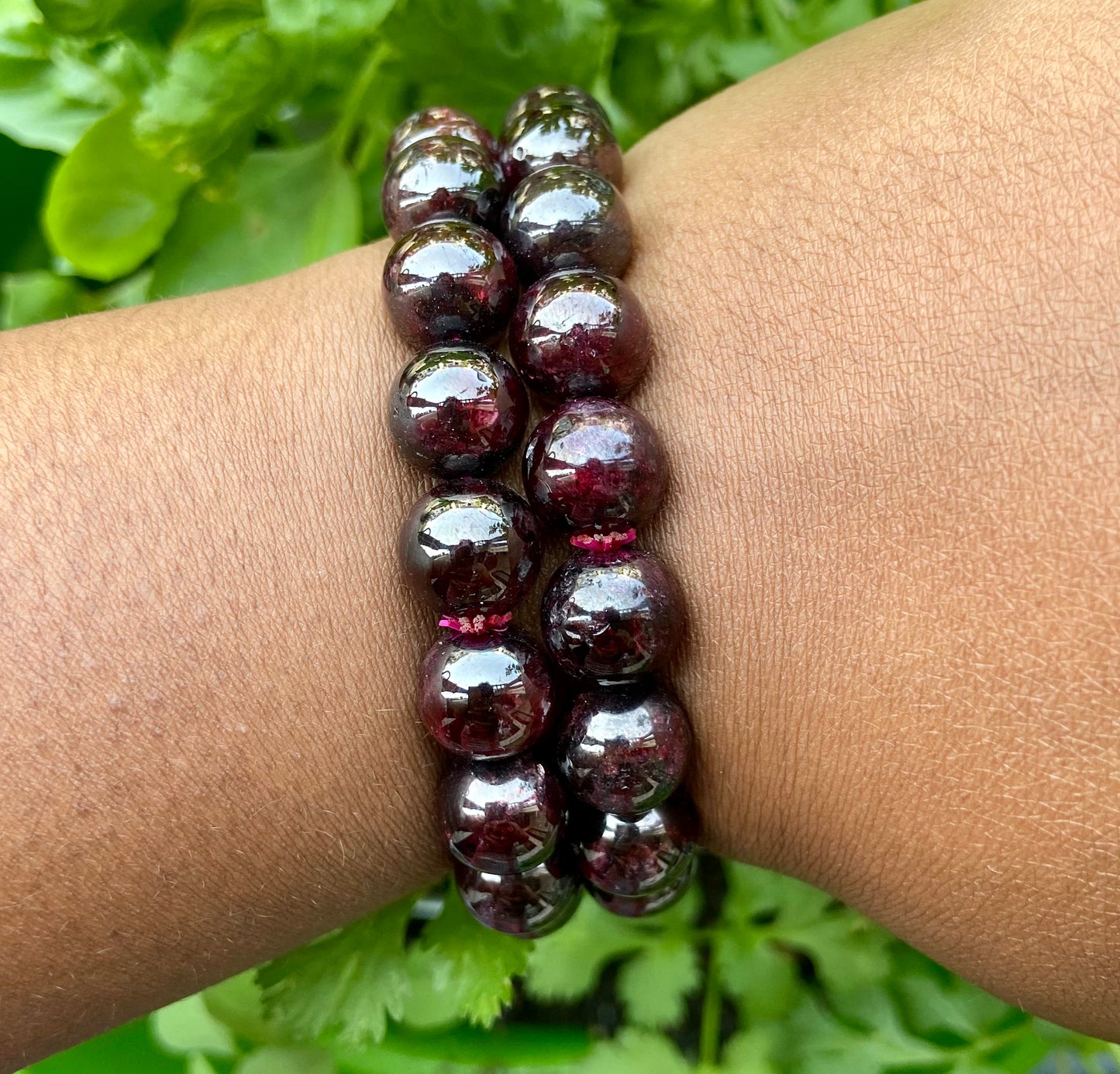 Garnet Crystal Bracelet