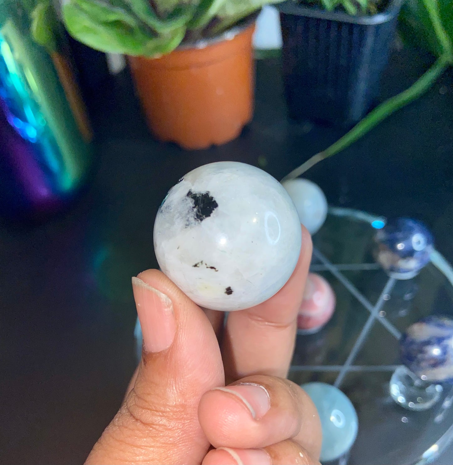 Rainbow moonstone