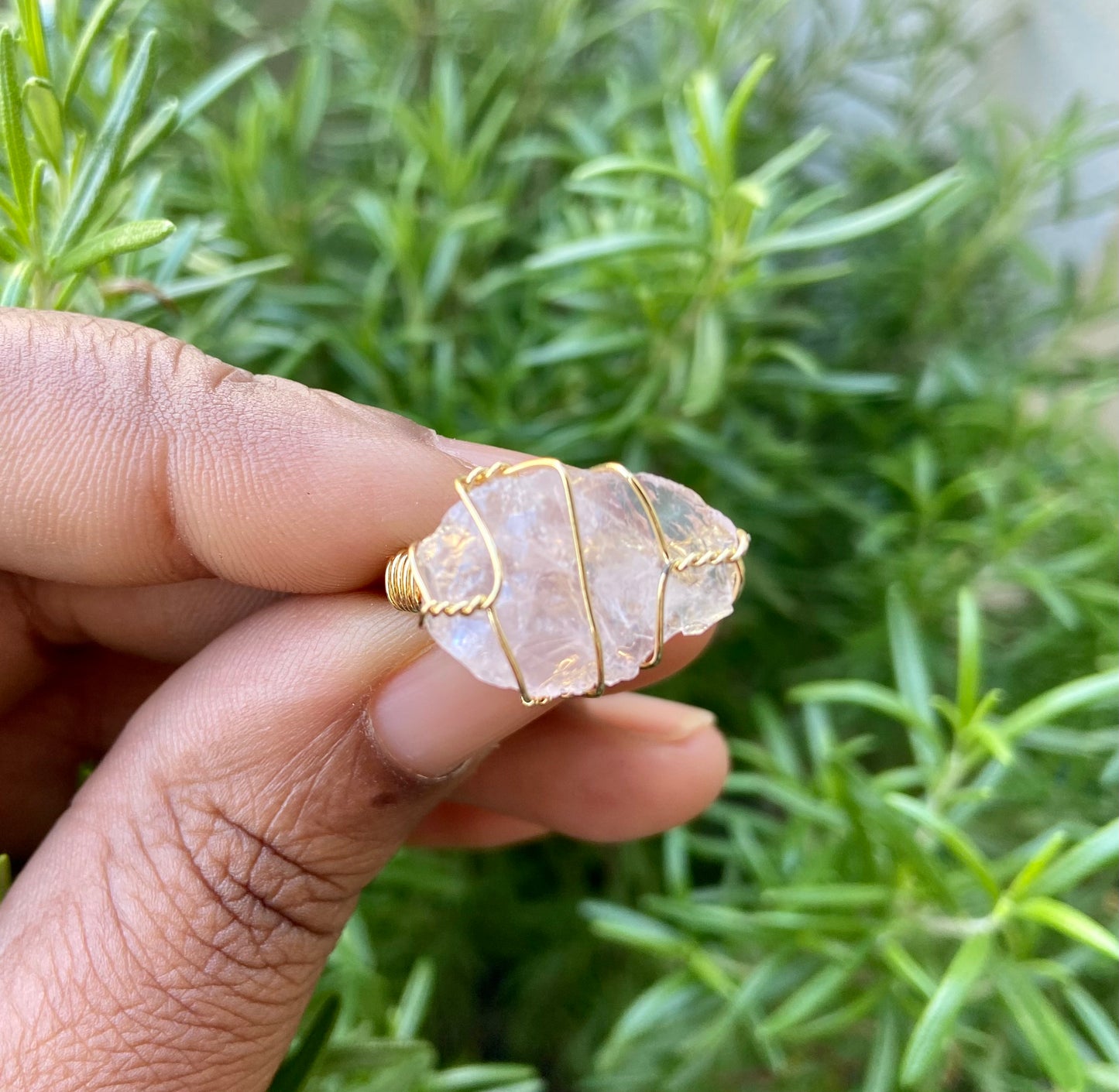 Raw Crystal Ring