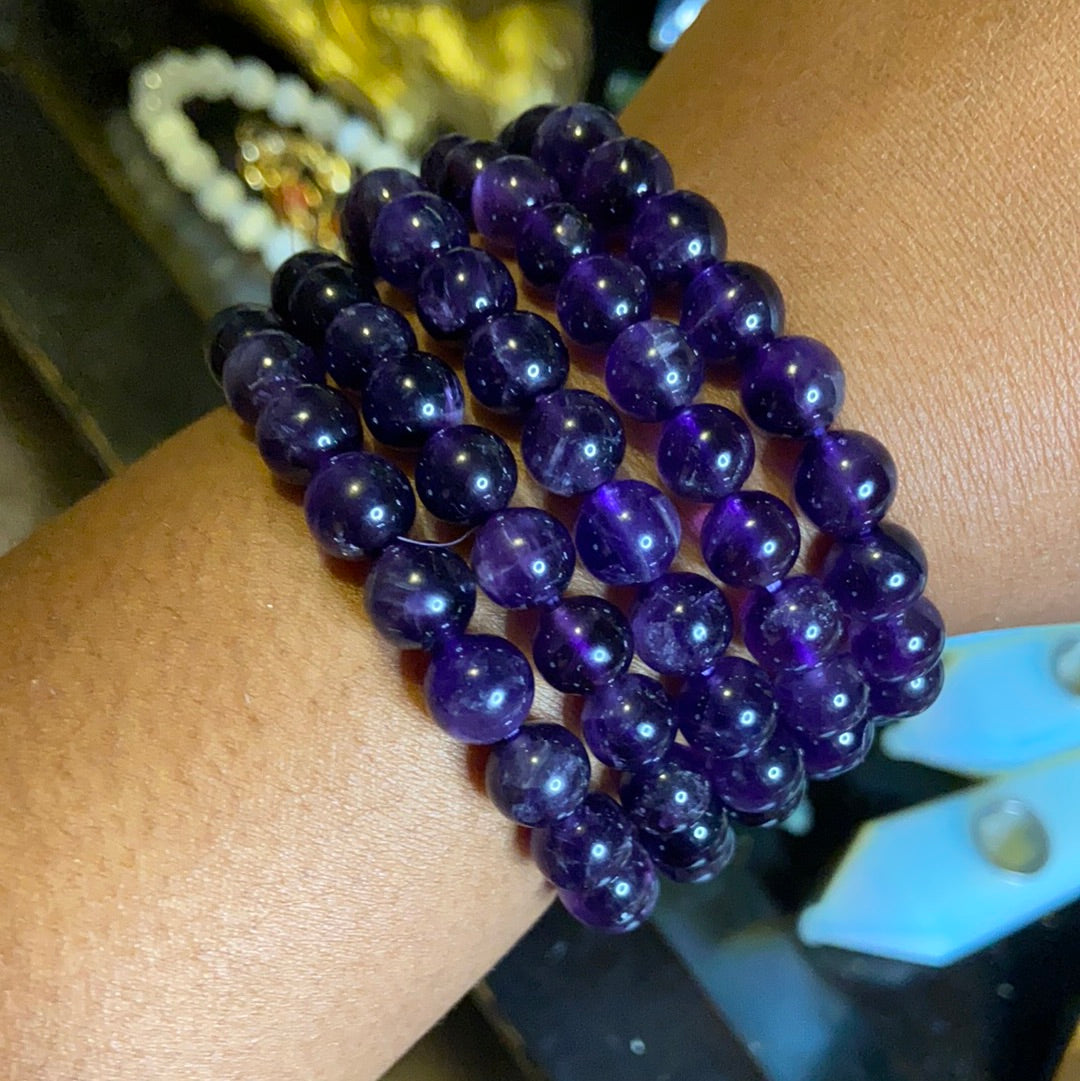 Amethyst Crystal Bracelet