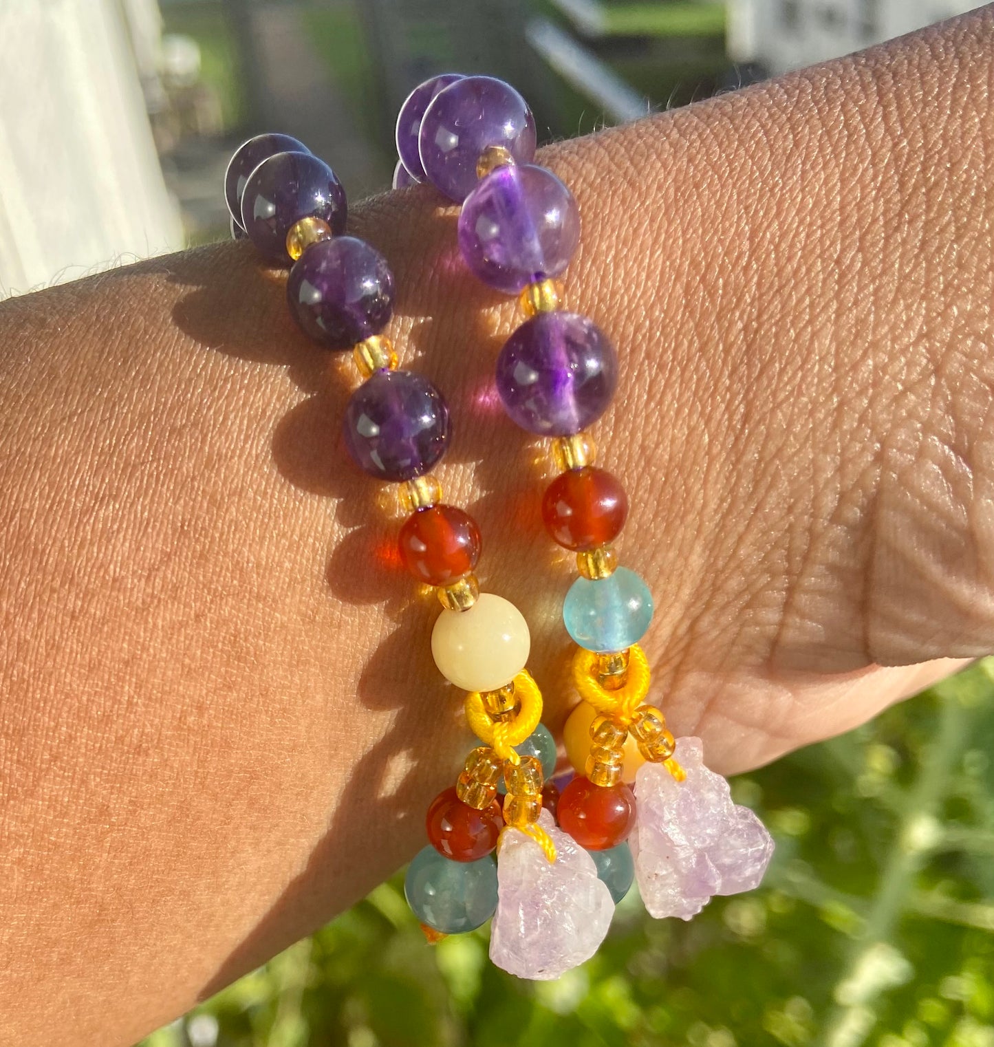 Amethyst Crystal Bracelet