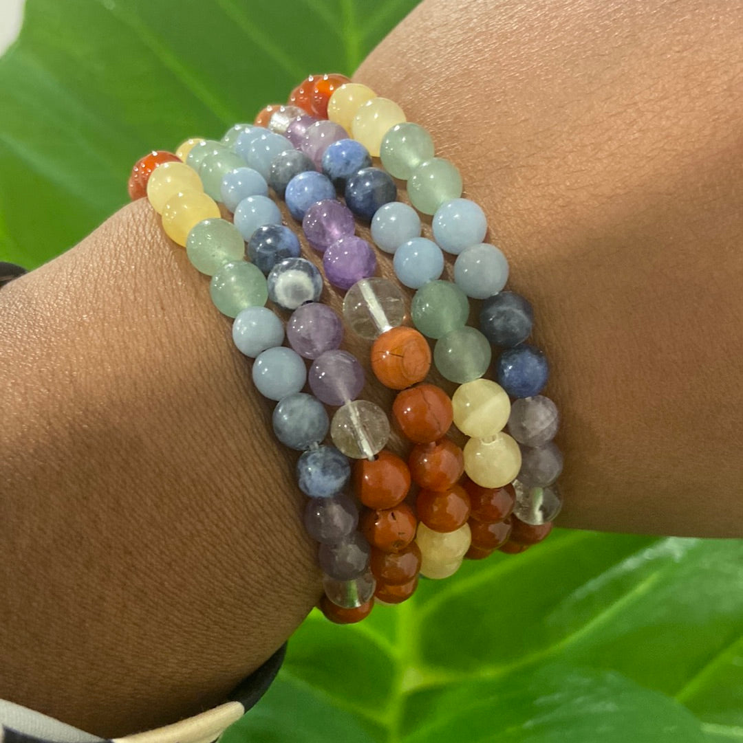 Chakra crystal bracelet