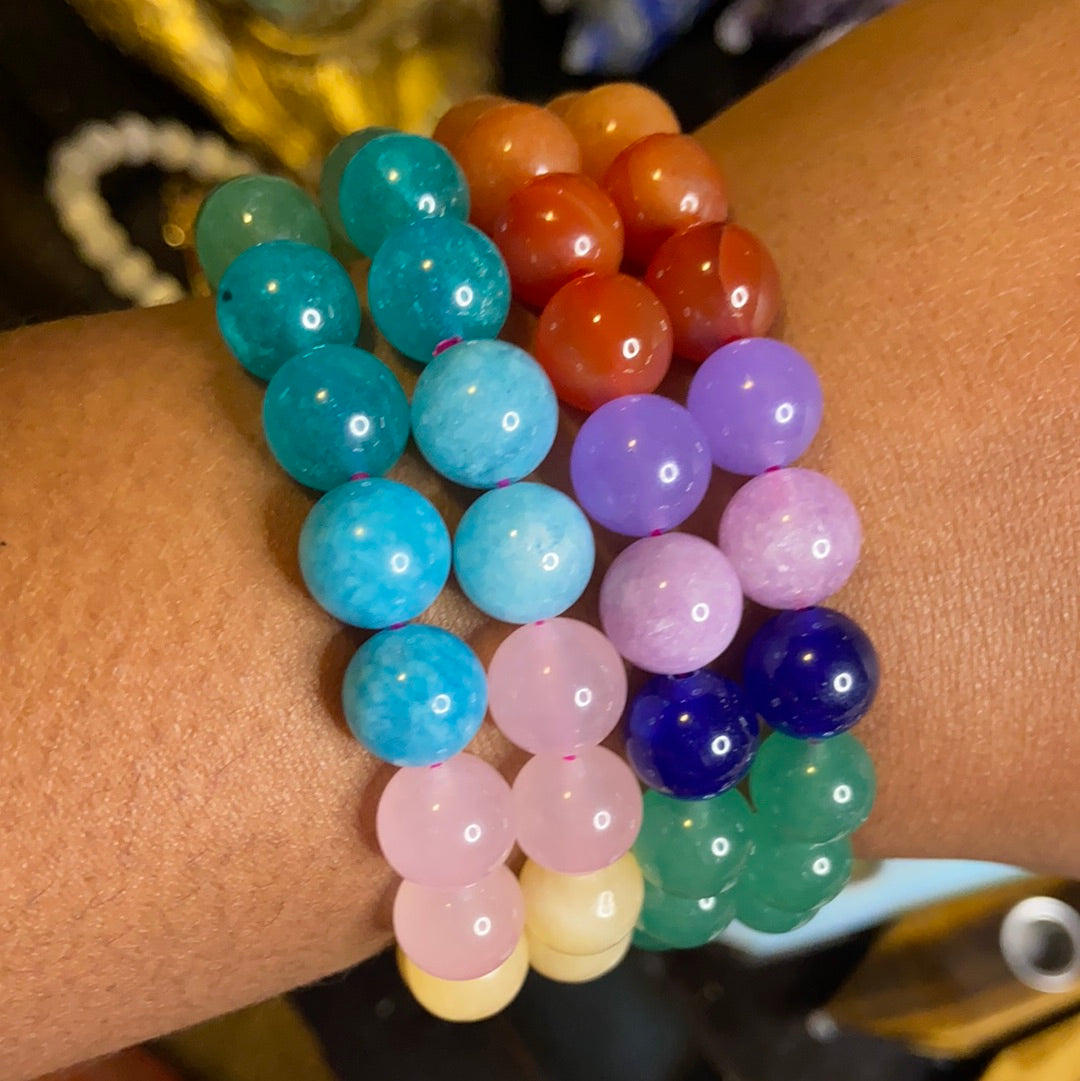 Chakra crystal bracelet