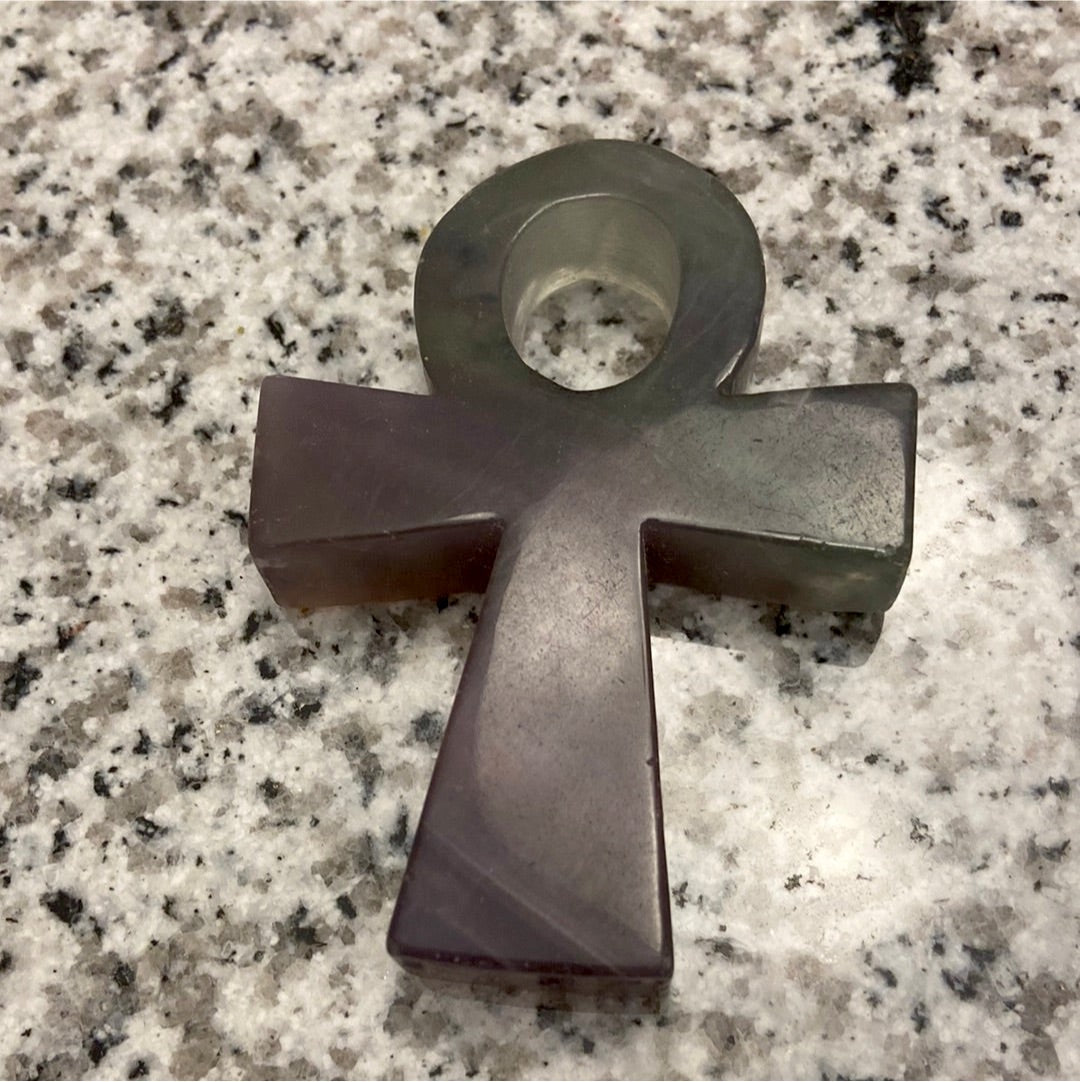 Crystal Ankh Carving