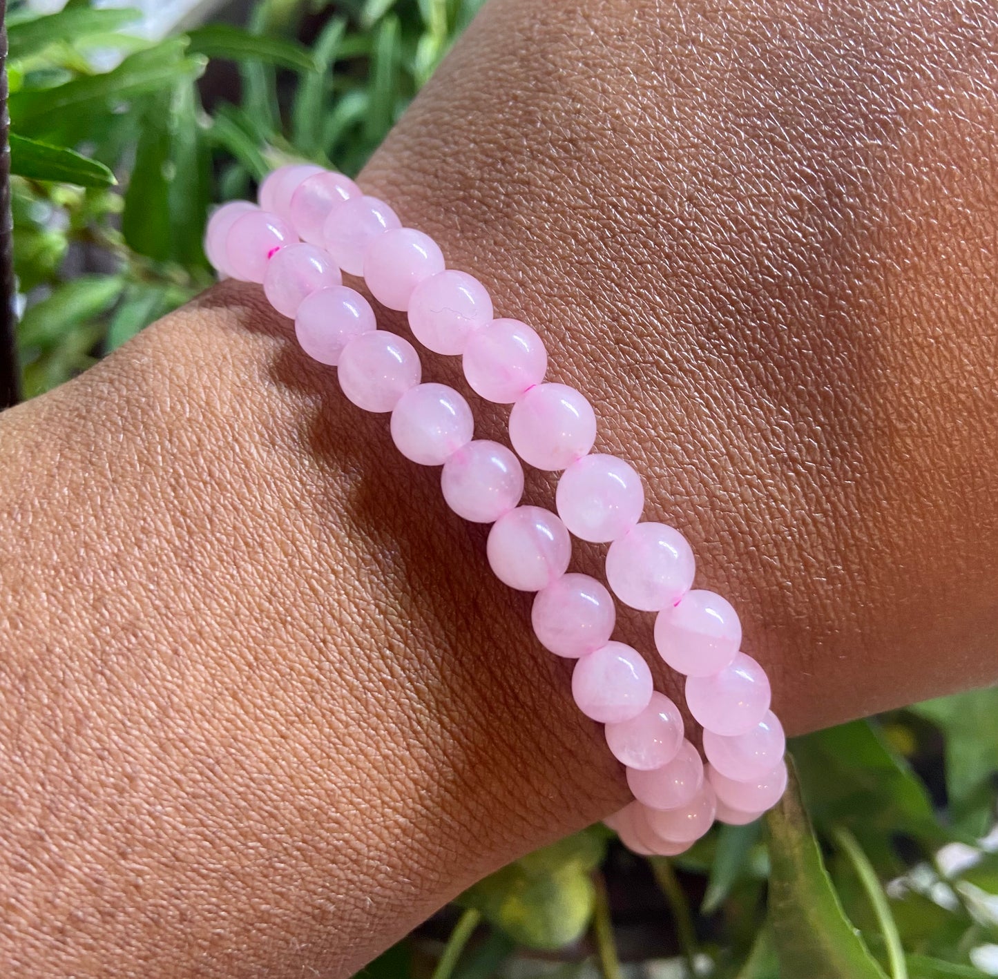 Rose Quartz Crystal Bracelet