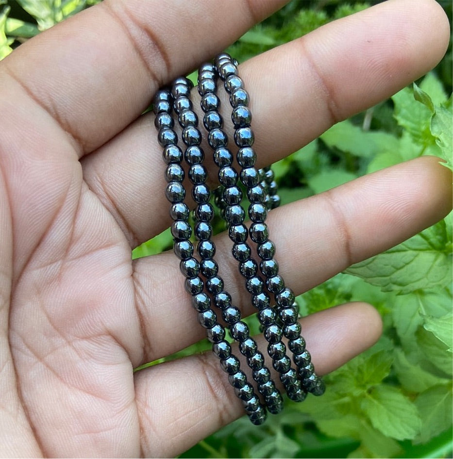 Hematite crystal bracelet
