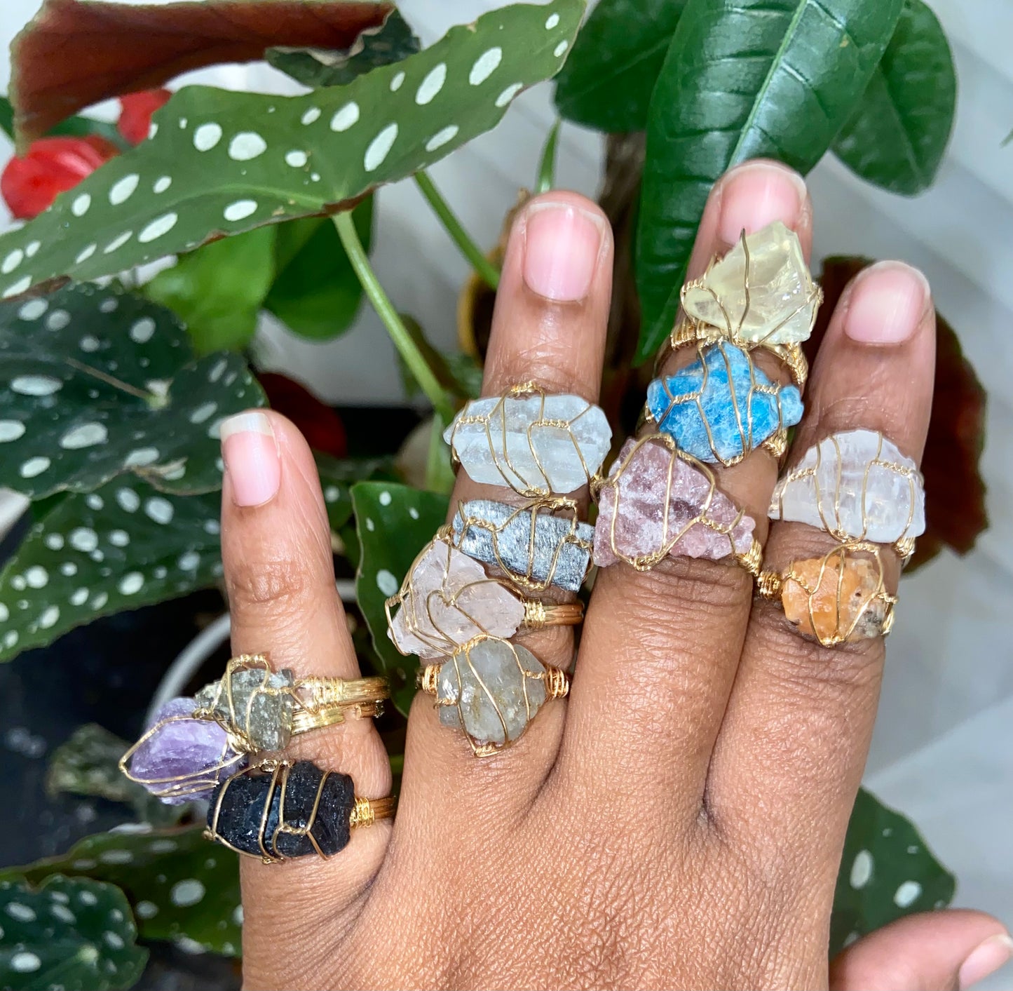 Raw Crystal Ring