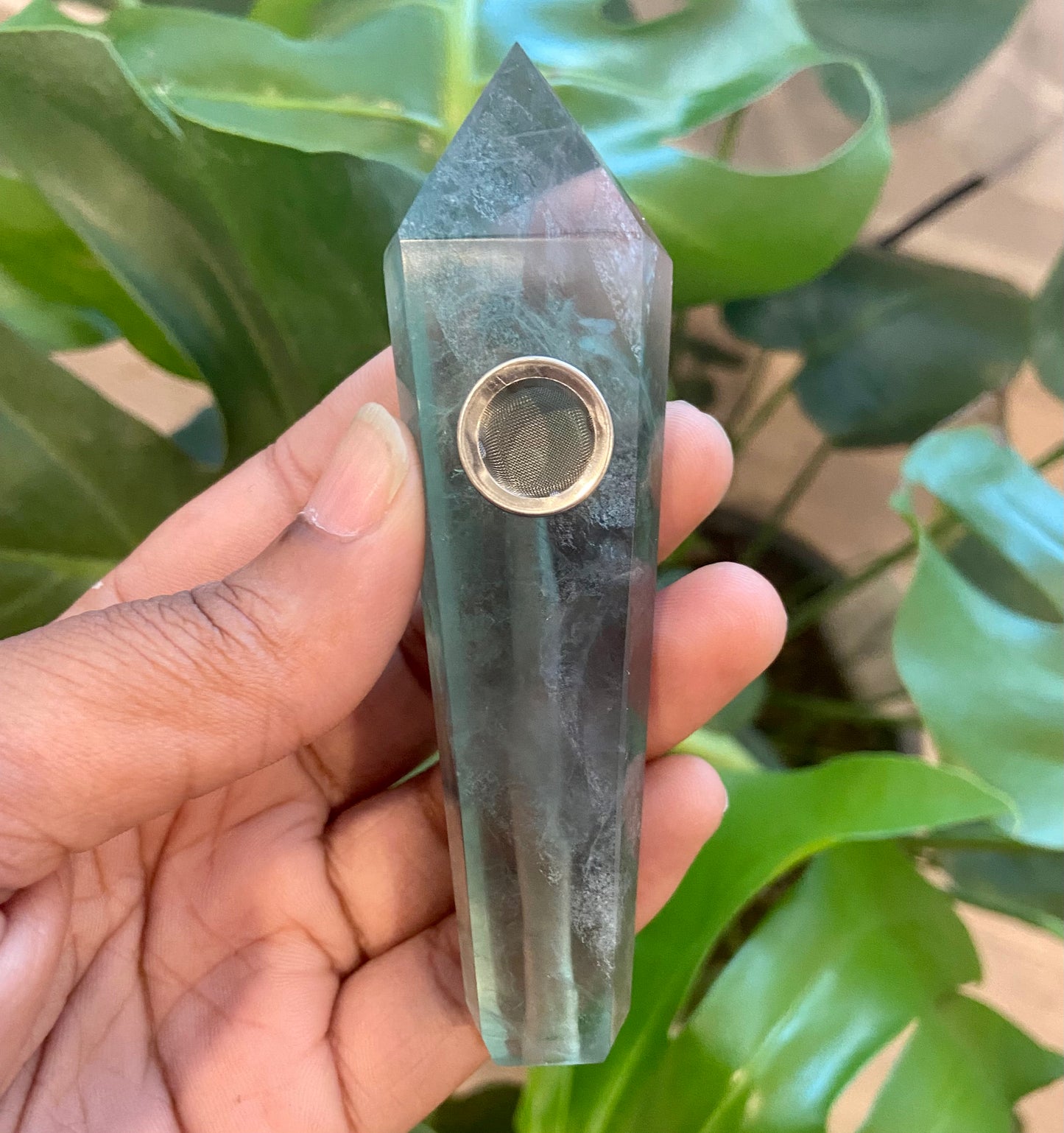 Crystal point pipe