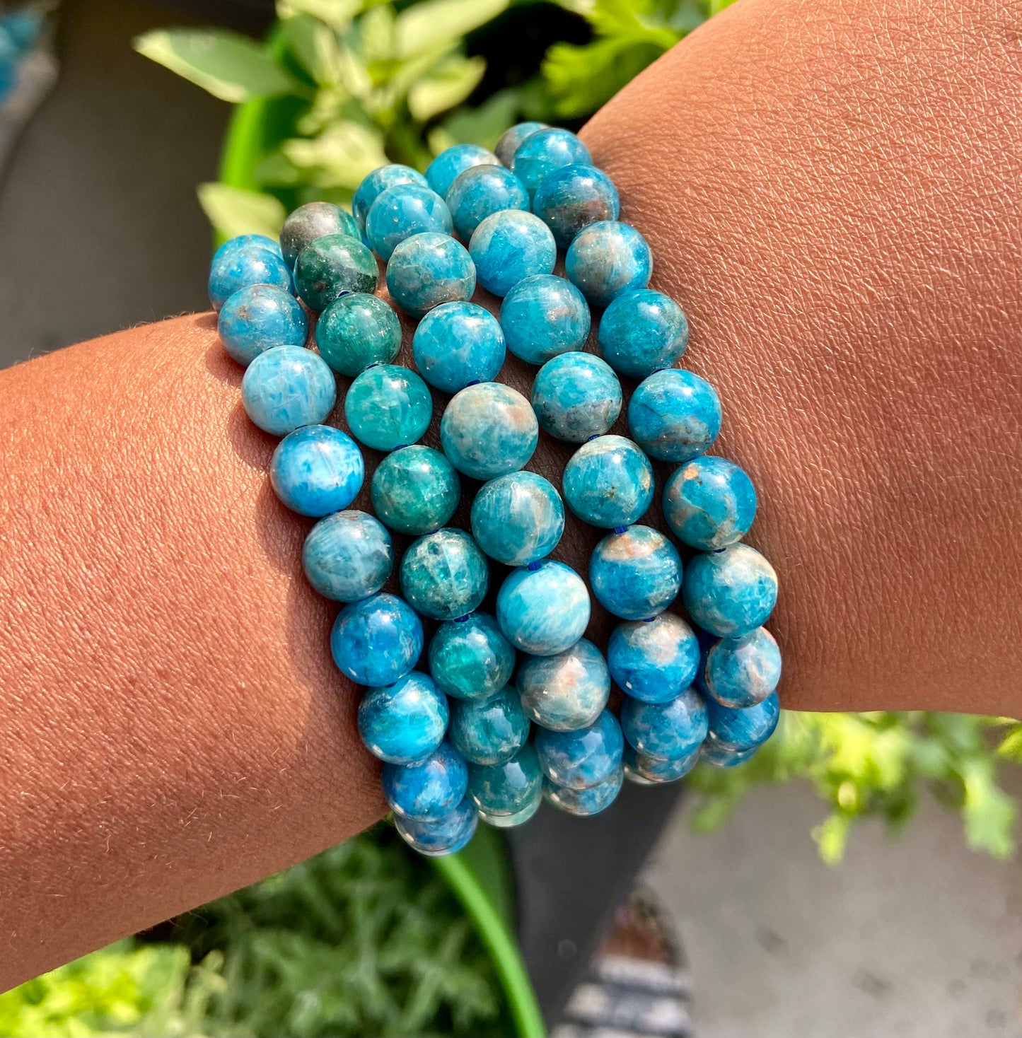 Blue Apatite Bracelet