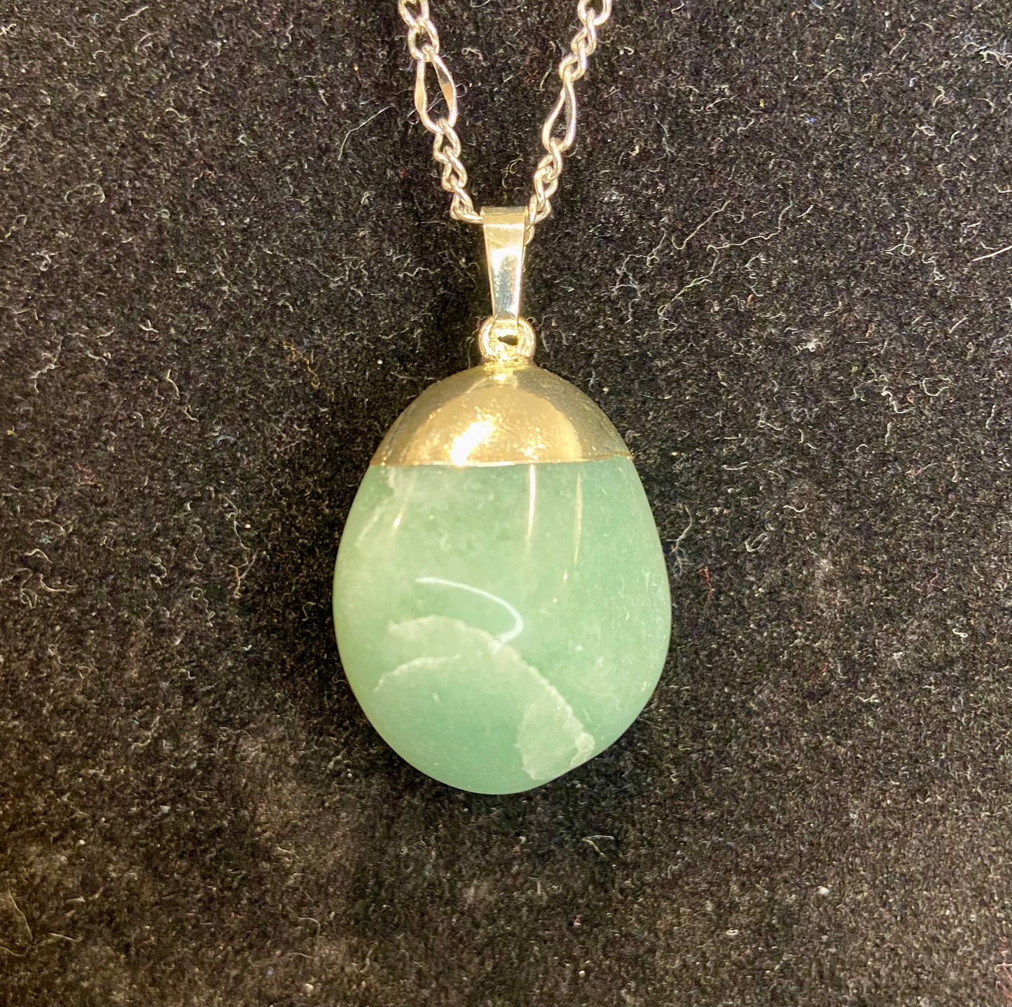 Tumbled stone necklace