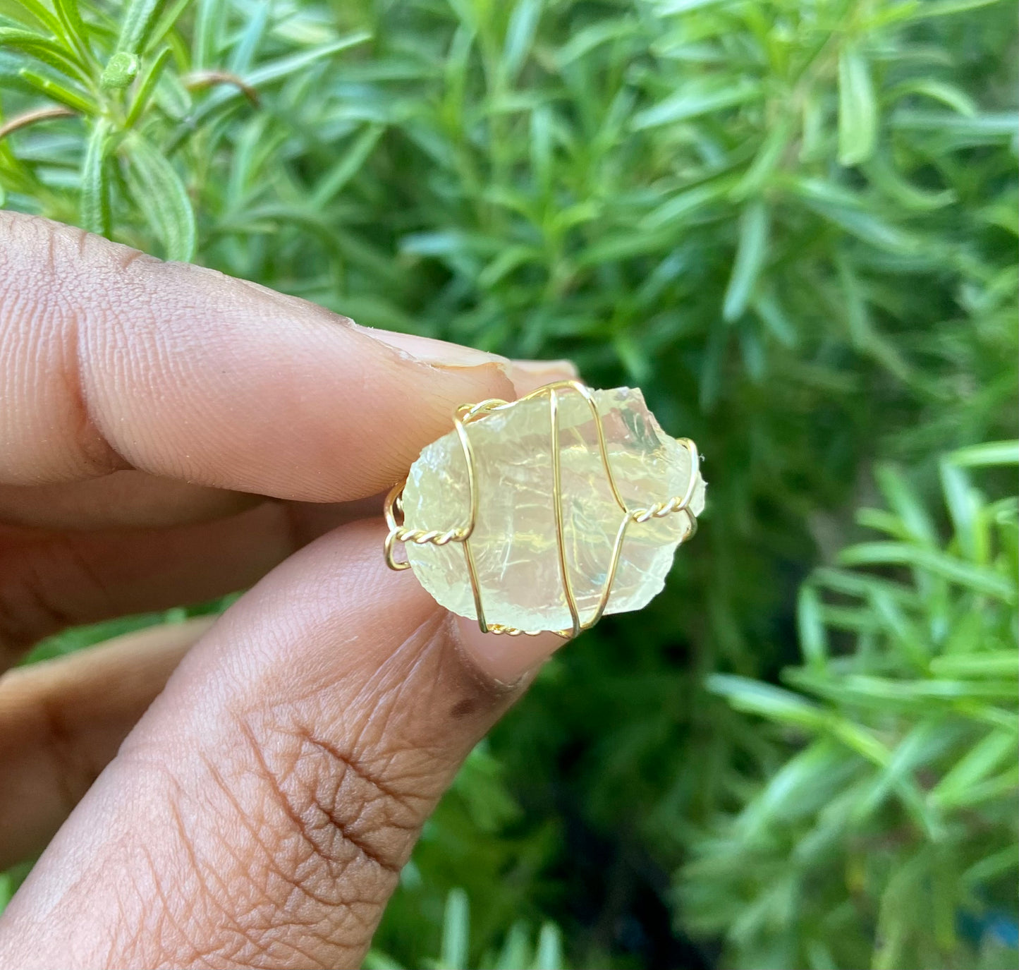 Raw Crystal Ring