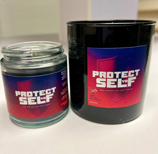 "Protect Yo Self" Clearing and Protection Trap Candle