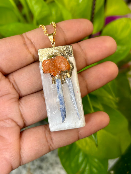 Selenite Necklace